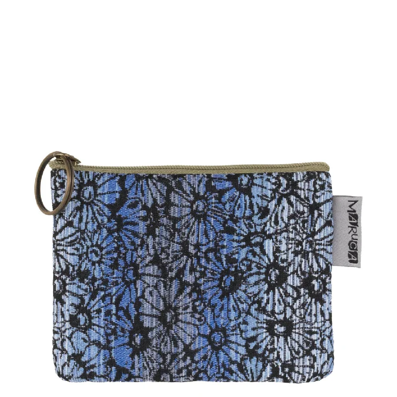 Coin Purse-Wildflower Blue