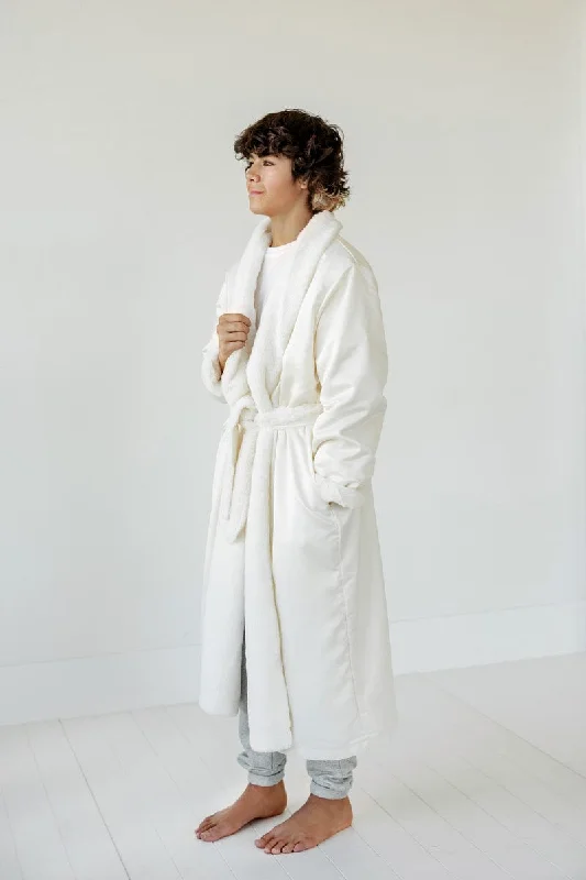 Satin Cream Robe