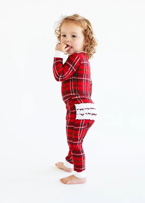 Pageant Queen Pajamas - Red Plaid - Final Sale