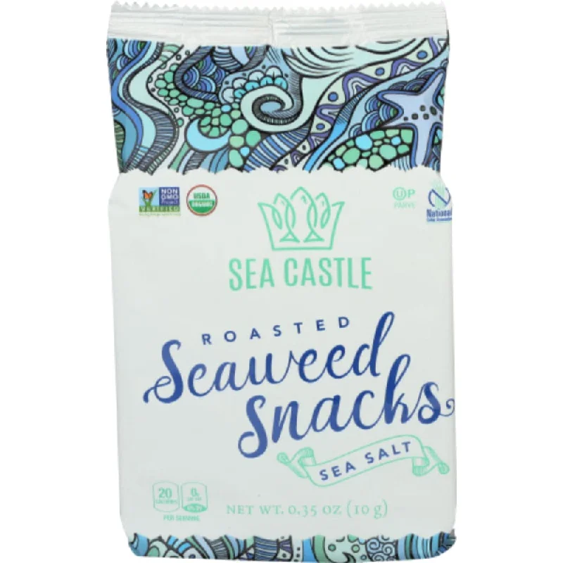 Sea Castle - Organic Roasted Sea Salt Seaweed Snacks