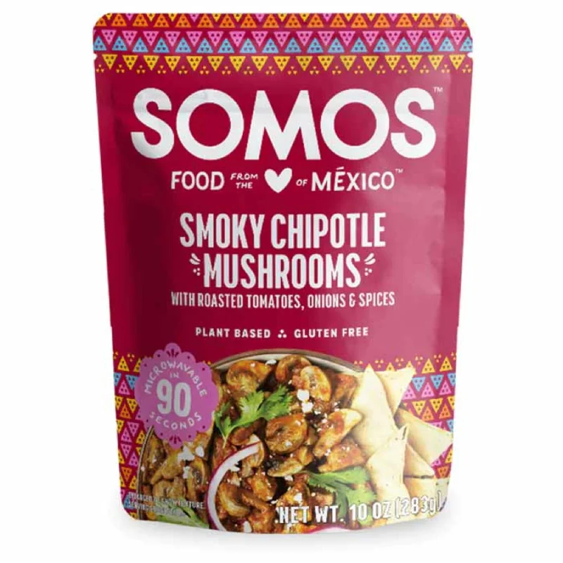 Somos - Smoky Chipotle Mushrooms, 10 oz - Pack of 6