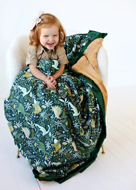 Little Dino - Green Blanket