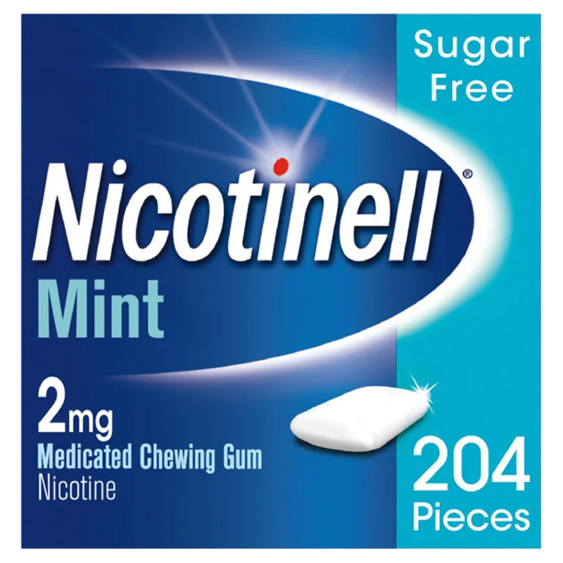 Nicotinell Gum Stop Smoking Aid 2mg Mint x204