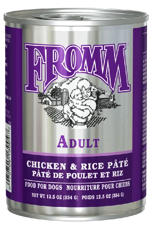 Family Classic Adult Chicken & Rice Pate Wet Dog Food - 12.5 oz. Can