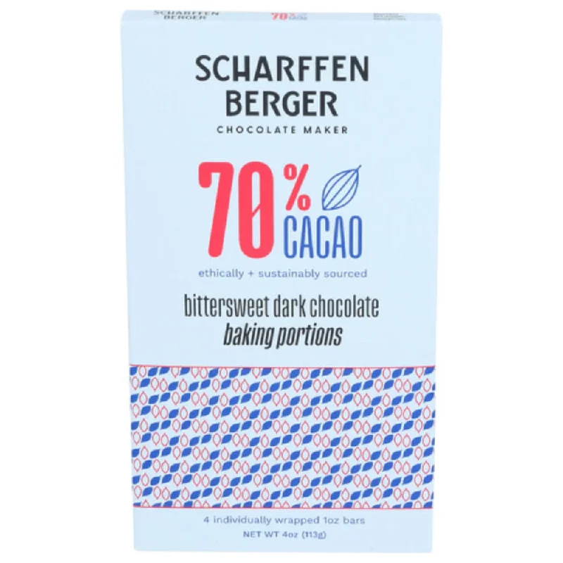 Scharffen Berger - 70% Cacao Bittersweet Dark Chocolate Baking Portions