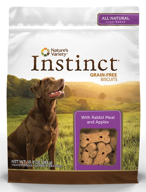 Nature's Variety Instinct Rabbit Meal and Apple Biscuits