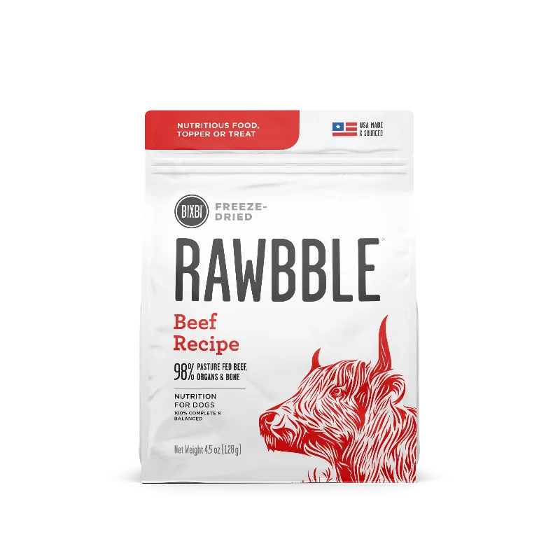 RAWBBLE® FREEZE DRIED DOG FOOD - BEEF RECIPE