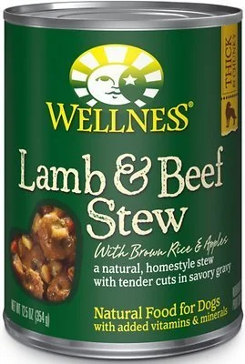 Wellness Dog Can Stew Lamb & Brown Rice & Apple 12.5oz