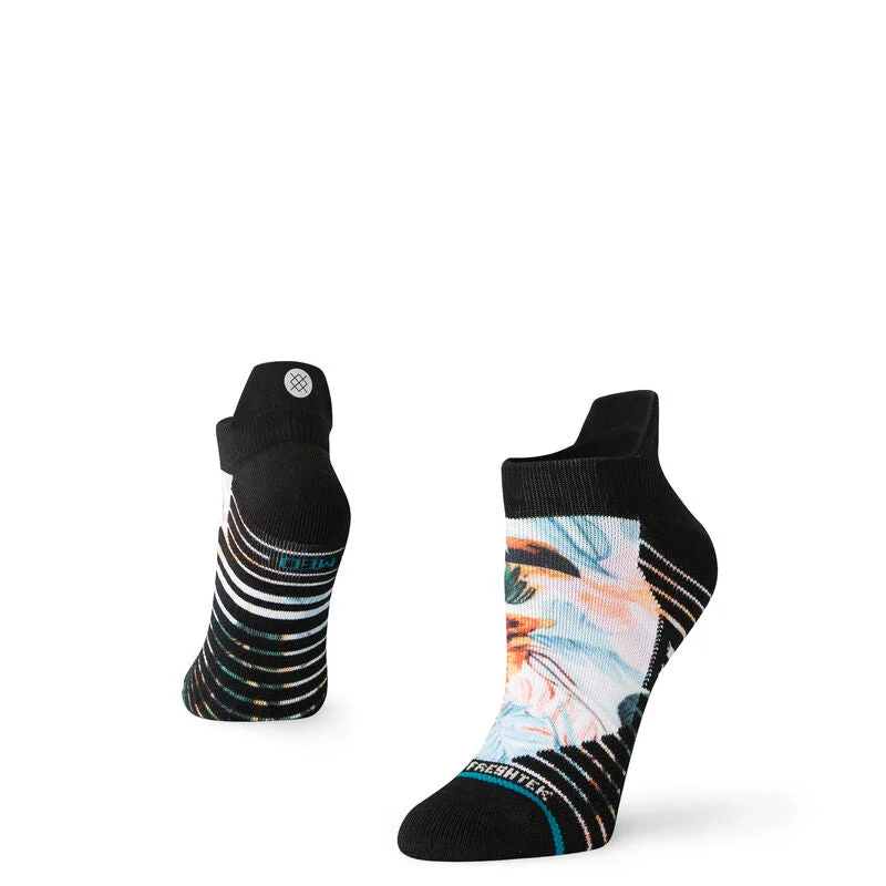 Flowerful Performance Poly Tab Sock