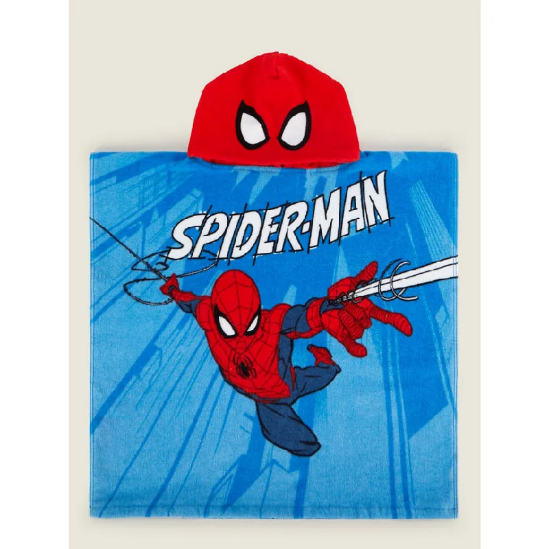 Marvel Spider-Man Spidey Printed Cotton Poncho