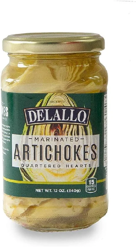 Dell Alpe - Artichoke Marinated, 12 Oz (Pack of 12)