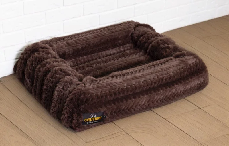 Brown Plume Pet Bed