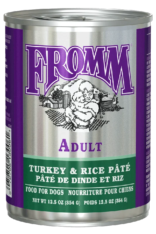 Family Classic Adult Turkey & Rice Pate Wet Dog Food - 12.5 oz. Can