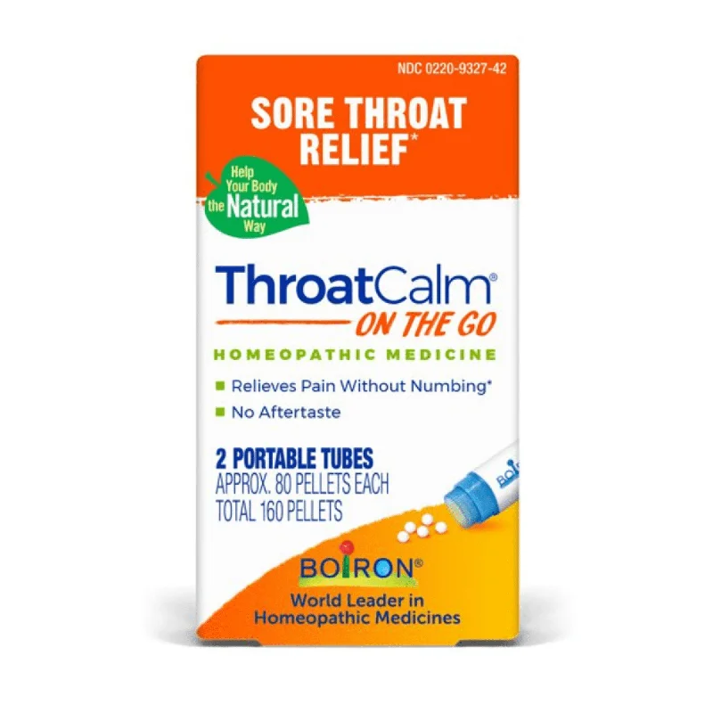 Boiron ThroatCalm On the Go Pellets (2 count) #10086195