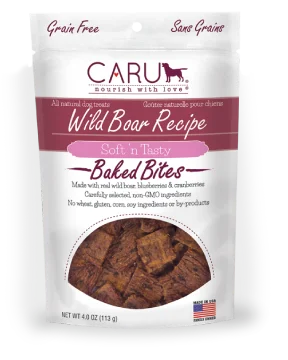 Caru Natural Wild Boar Recipe Bites for Dogs