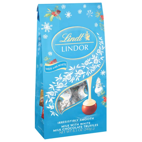 Lindor Holiday Milk & White Truffles