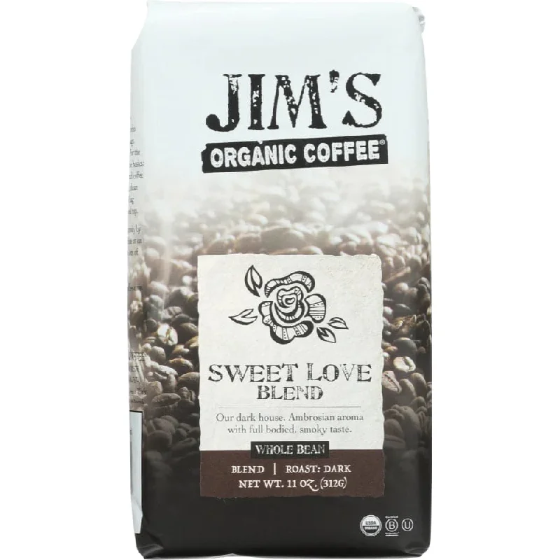 Jim's Organic Coffee - Whole Bean - Sweet Love Blend