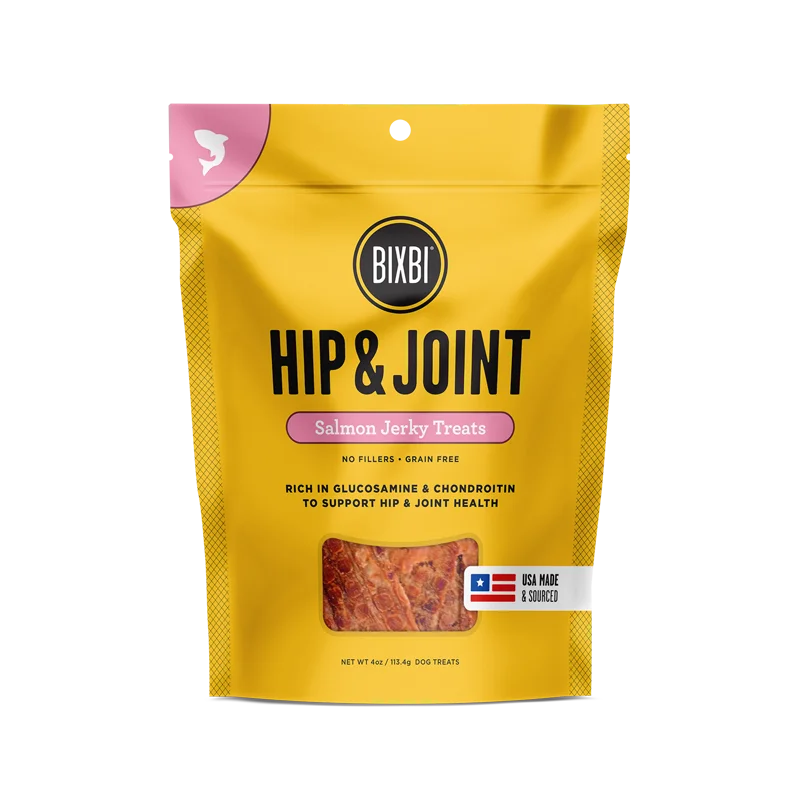 Bixbi Dog Grain Free Hip & Joint Jerky Salmon 4oz