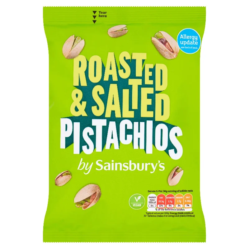 Sainsbury's Roasted Salted Pistachios 300g