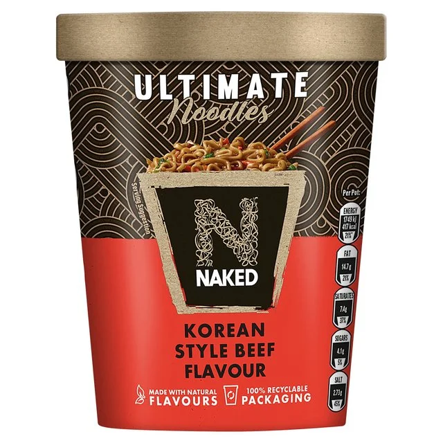 Naked Ultimate Noodles Korean Style Beef Flavour    90g