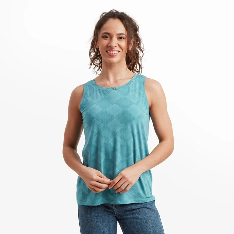 Women's Neha High Neck Tank - Light Hydra Barely There