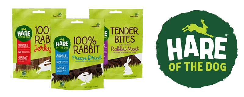 Hare of the Dog 100% Rabbit Jerky Dog Treats (3.5 oz)