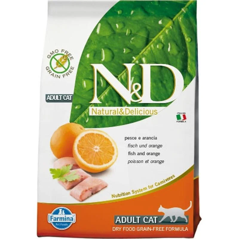 Farmina N&D Grain Free Fish & Orange Adult - 300g