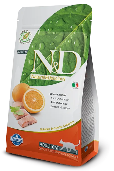 Farmina N&D Grain Free Fish & Orange Adult - 5kg