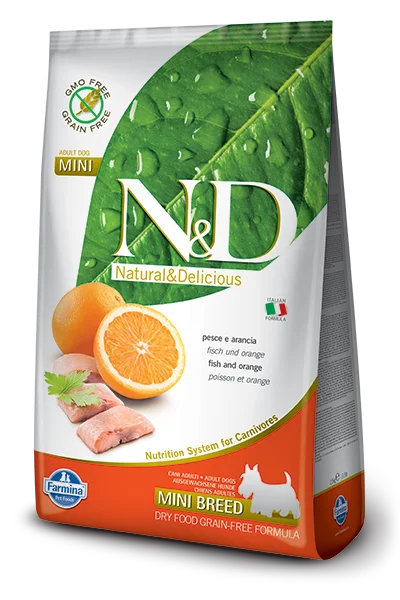 Farmina N&D Grain Free Fish & Orange Adult Mini - 2.5kg