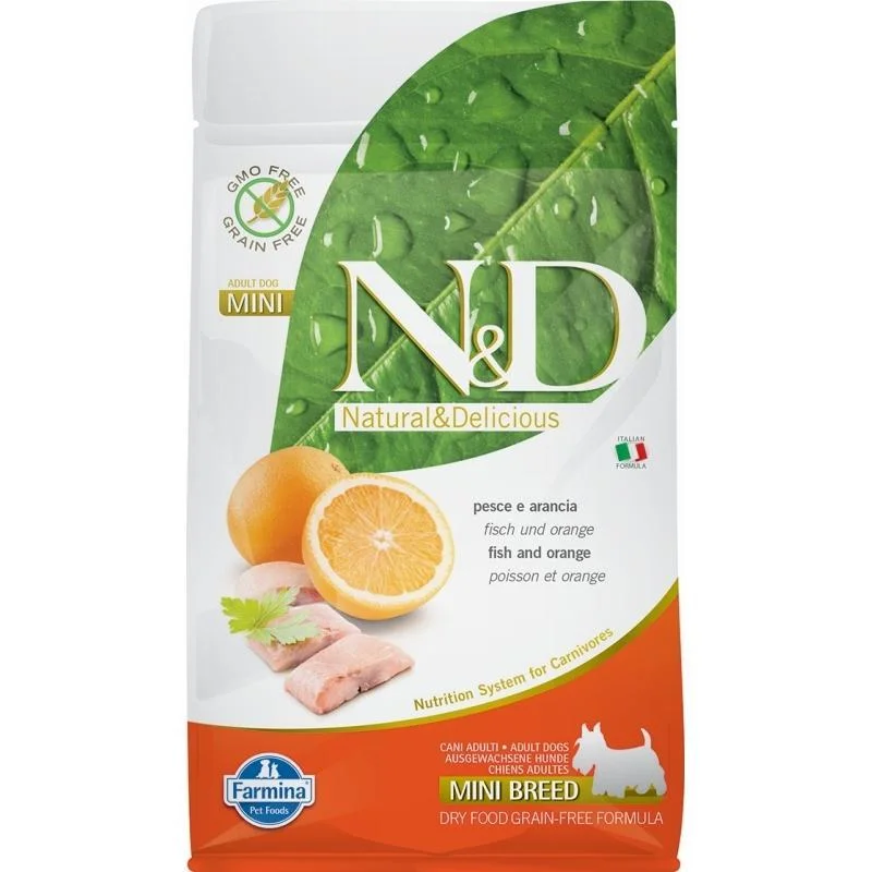 Farmina N&D Grain Free Fish & Orange Adult Mini - 7kg